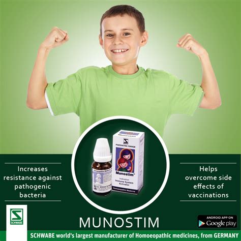 #SchwabeIndia #Munostim acts as a disease preventing, health promoting agent. It has no side ...