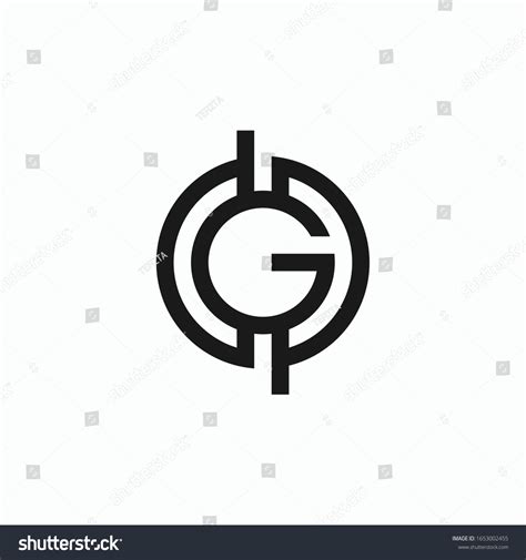 Gdp Letter Monogram Logo Vector Circle Stock Vector (Royalty Free ...