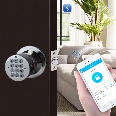 "Simply" TTLock Smart Door Lock Bluetooth App with Digital Code & Keypad Keyless Entry Knob for ...