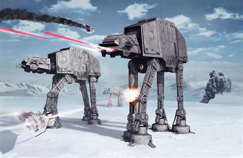 Photomurals | Digitally printed photomural "STAR WARS Battle of Hoth ...