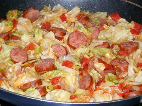 Southern Fried Cabbage & Sausage - This is my personal photo of a great ...