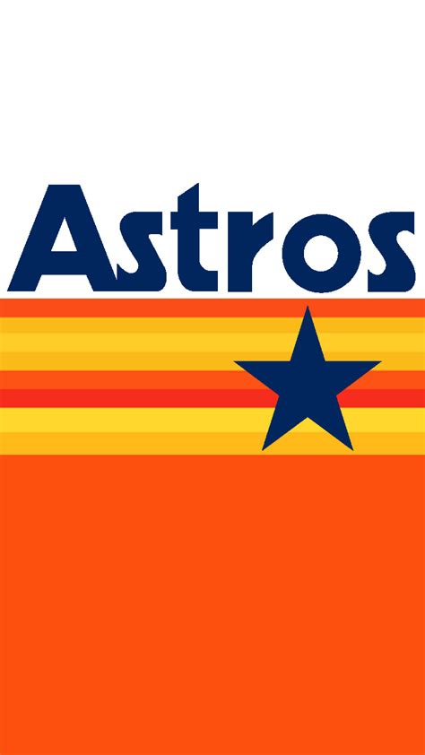 I made a throwback Astros mobile wallpaper, let me know what you think! : Astros