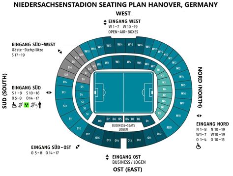 Niedersachsenstadion Seating Chart, Parking Map, Ticket Price, Booking