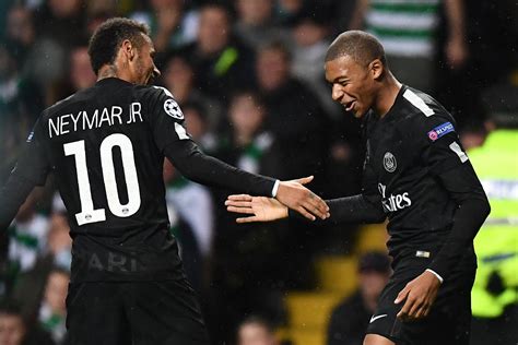 Celtic 0 PSG 5: Neymar, Edinson Cavani and Kylian Mbappe run riot in ...