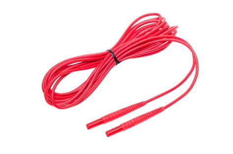 Test lead 5 m 1 kV (banana plugs) red – Sonel Test Equipment USA