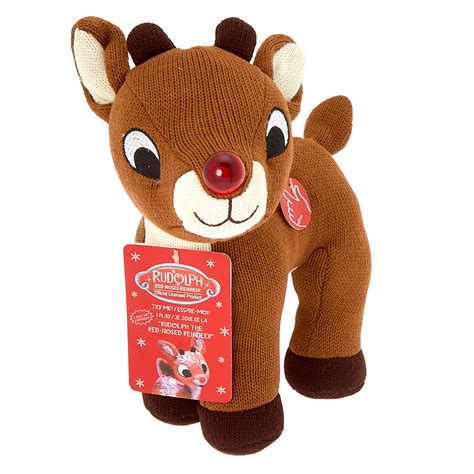 Rudolph the Red-Nosed Reindeer Singing Plush Toy | Claire's