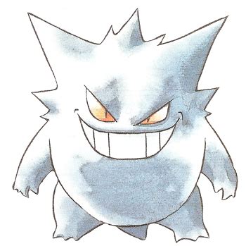 Pokemon Red and Blue Gengar Calem Pokemon, Pokemon Gengar, Old Pokemon, Ghost Pokemon, Pokemon ...