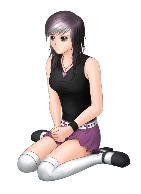 Anime Emo Girl - Colored by jdp89 on DeviantArt