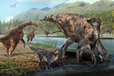 Therizinosaurs and Hadrosaurs [IMAGE] | EurekAlert! Science News Releases