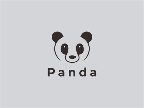 Cute Panda Logo by harragraphic on Dribbble