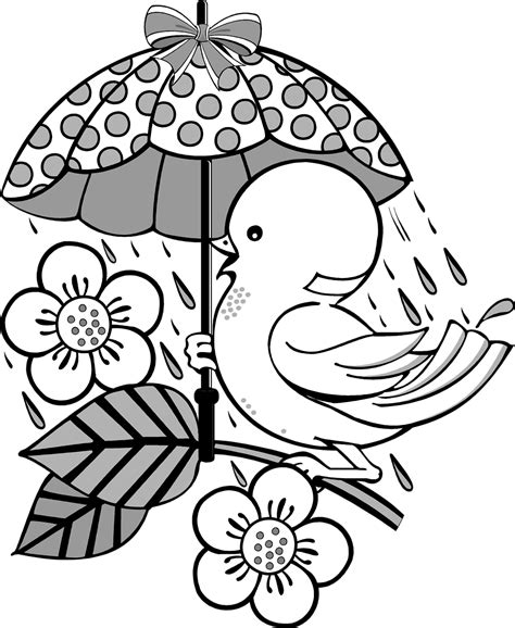 Bird Umbrella Cliparts: Adding a Playful and Whimsical Touch to Your ...