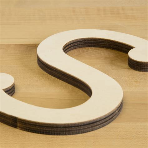 Baltic Birch Wood Letters | CraftCuts.com