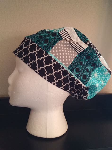 Chemo Caps Sewing Patterns Womens Surgical Cap Scrub Hat Chemo Cap Patch Pattern With ...