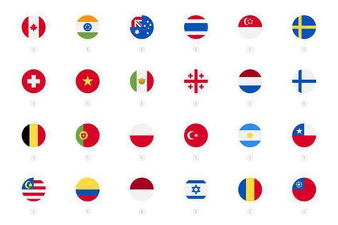 Top 10 Free Country Flag Icon Sets for Web Design – Speckyboy