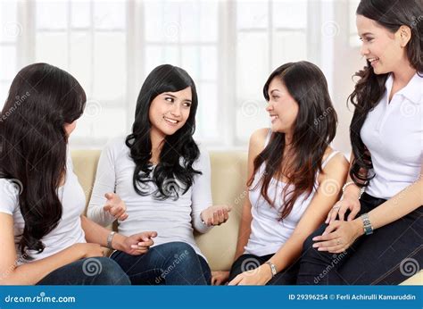 Quality time with friends stock photo. Image of discussion - 29396254