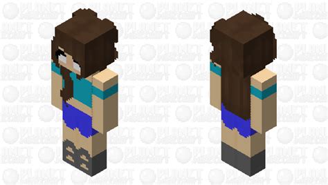 Herobrine Girl Minecraft Skin