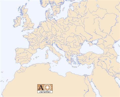 Europe Atlas: the Rivers of Europe, Middle East and North Africa