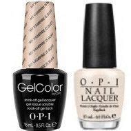 OPI GelColor + Matching Lacquer My Vampire Is Buff #E82 | Gel color, Opi gelcolor, Neutral gel nails