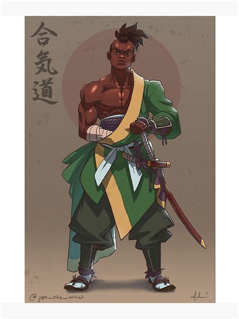 "Yasuke The Black Samurai " Poster for Sale by i3Enigma | Redbubble