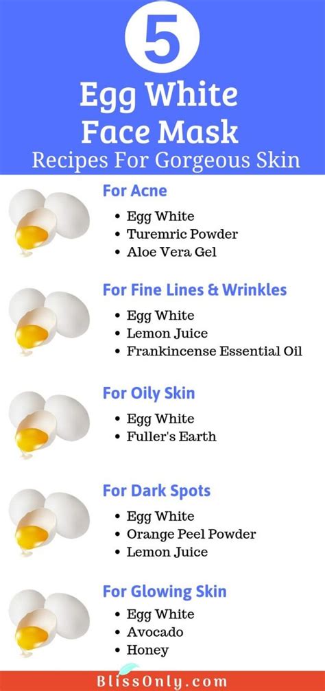 5 Best Egg White Face Mask For Gorgeous Skin - BlissOnly