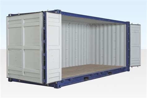 20ft Open Side / Full Side Access Container - Portable Space