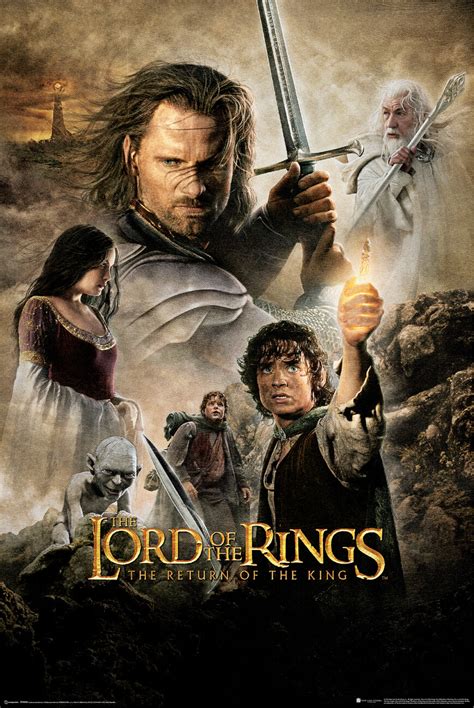 Poster The Lord of the Rings - The Return of the King | Wall Art | 3+1 ...