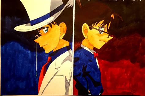 Kaito Kid vs. Conan Side by Side | 🔸German Anime🔸 Amino