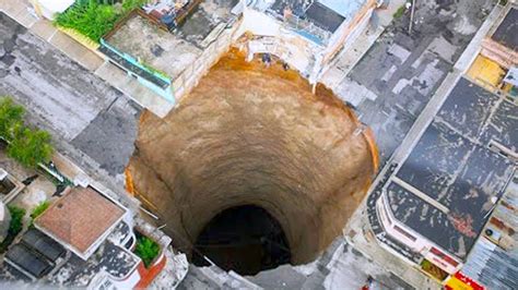 Giant Sinkholes Around The World