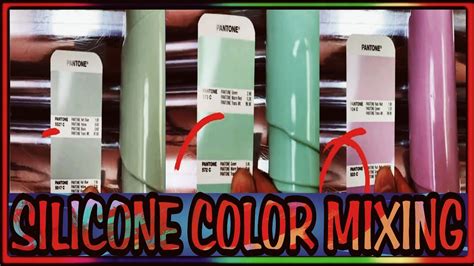 Mixing Different Types Of Silicone Rubber with Similar Colors - YouTube