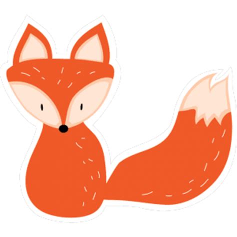 Red Fox Sticker - Sticker Mania