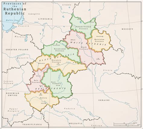 [OC] Provinces of the Ruthenian Republic : r/imaginarymaps