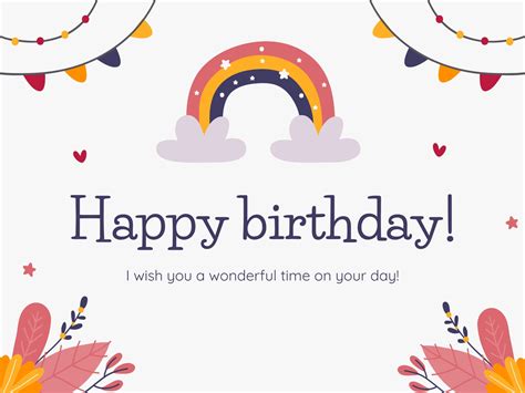 Creative Birthday Cards Google Slides theme & PPT template