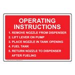 Fuel Tank Labels Safety Signs from ComplianceSigns.com