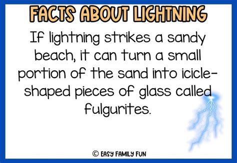 79 Electrifying Facts about Lightning [Free Fact Cards]