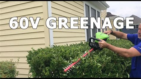 GreenWorks Pro 60V Outdoor Power Equipment - YouTube