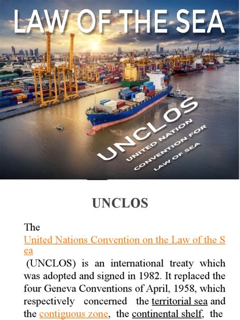 UNCLOS Presentation | PDF | Territorial Waters | United Nations ...