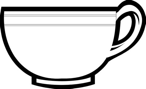 Cup Clipart Outline - Clipart