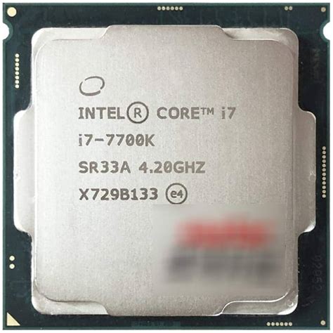 terminer discours physiquement intel core i7 7700k 2.8 ghz Greffage minuteur compensation