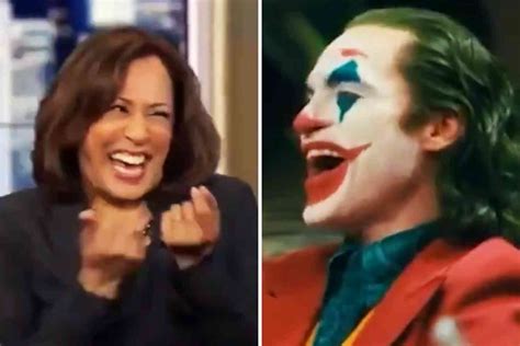 Watch this mashup and tell me Joaquin Phoenix's Joker laugh wasn't modeled after Kamala Harris's ...