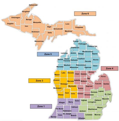 Printable Map Of Upper Peninsula Michigan