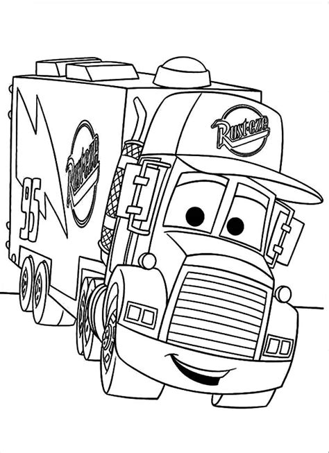 Mack Truck Coloring Pages at GetColorings.com | Free printable colorings pages to print and color