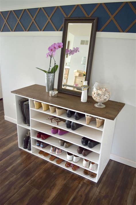 Stylish DIY Shoe Rack Perfect for Any Room