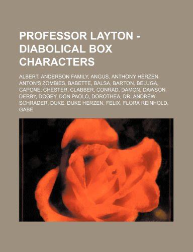 Professor Layton - Diabolical Box Characters: Albert, Anderson Family ...