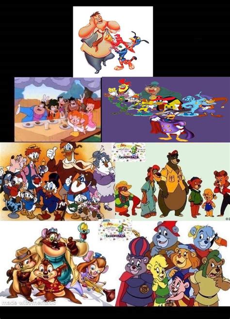 The Disney Afternoon Shows and Characters by Bart-Toons on DeviantArt