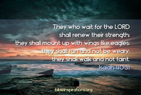 They Who Wait For the Lord – Bible Inspirations