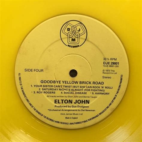 Elton John - Goodbye Yellow Brick Road, Limited Edition 2-LP set on ...