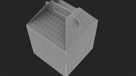 W Packaging Tall Cake Box Kraft No Window 3D Model $19 - .3ds .blend .c4d .fbx .max .ma .lxo ...