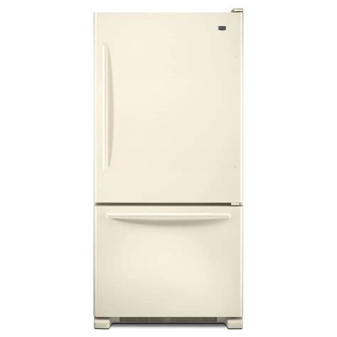 Maytag 18.5 Cu. Ft. Bottom Freezer Refrigerator (Color: Bisque) ENERGY STAR at Lowes.com