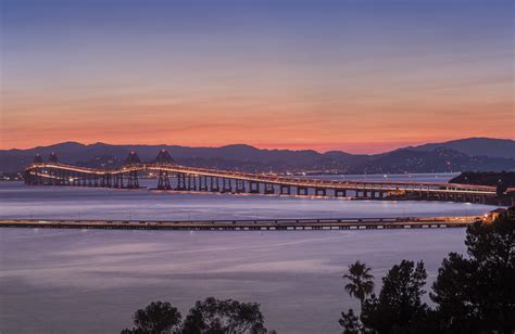 Richmond-San Rafael Bridge in California at dusk. - CCARToday - Contra ...