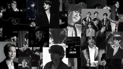 Black BTS Desktop Wallpaper | Bts wallpaper desktop, Cute profile pictures, Desktop wallpaper black